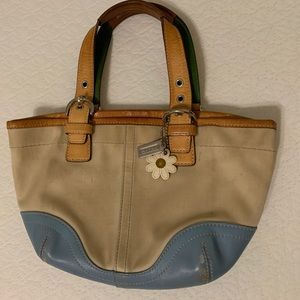 Coach Multicolored Leather Satchel